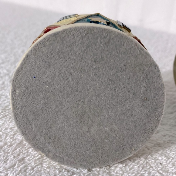 Vintage Colourful Teddy Bear Trinket Box Figurine Collectible - Picture 11 of 12